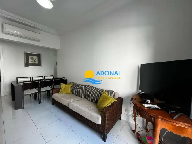 Apartamento frente mar com sacada Pitangueiras Guarujá
