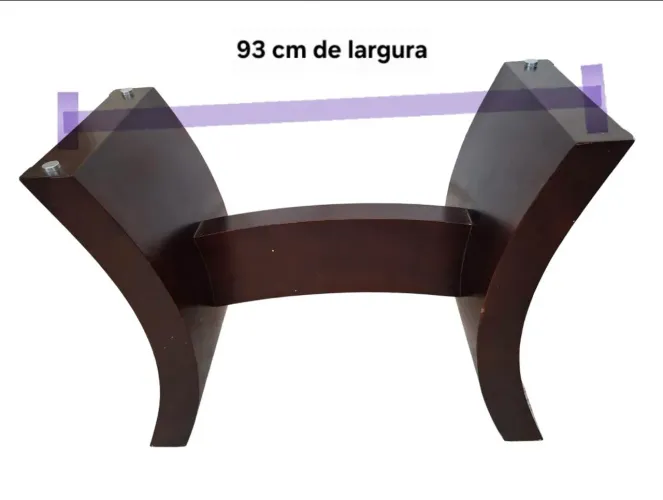 Suporte de mesa de vidro (para 6 lugares)