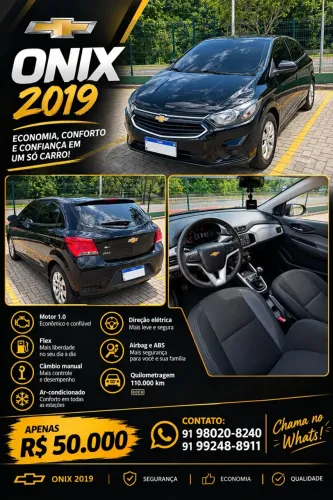 Chevrolet Onix Hatch LT 1.0 8V Flex Mec. 4P 2019