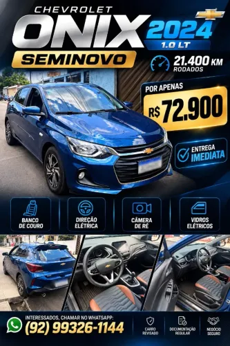 Chevrolet Onix Hatch LT 1.0 12V Flex Mec. 4P 2024