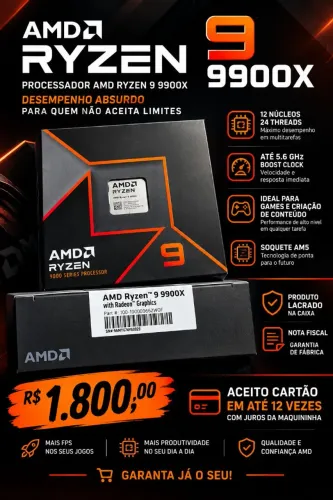 Processador AMD Ryzen 9 900