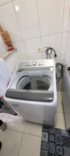 Máquina de Lavar Panasonic 12kg Ciclone (NA-F120B1) - 127 V - Perfeito Estado