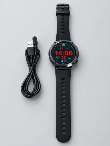 Smartwatch Carbon (Estilo esportivo / Militar) Usado - conexão QWatch Pro