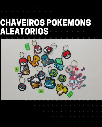 Chaveiros pokemon simples