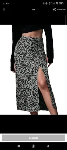 Saia Midi animal print p