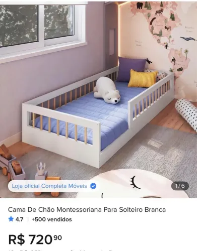 Cama infantil nova 