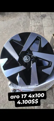 aro 17 r serven semi nova pneus no cabelo