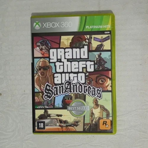 GTA San Andreas com Mapa Xbox 360 ( retrocompativel) - Mídia Física Original-