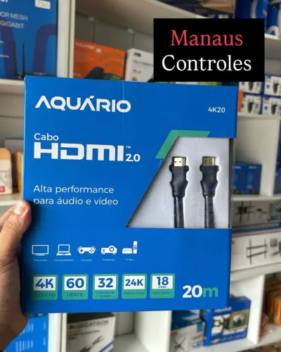 Cabo Hdmi de 20 metros Ultra HD 4K ( Promoção )
