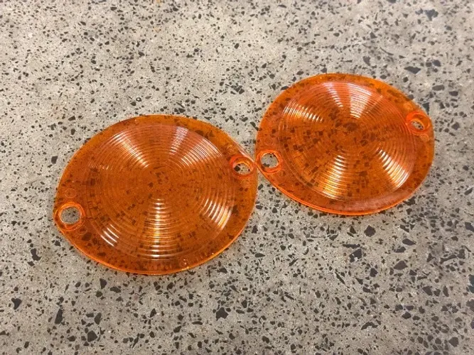 Par lentes internas pisca originais Volkswagen Kombi Corujinha