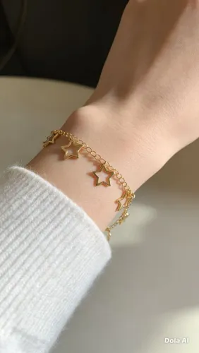 Pulseira estrelas ( banhada) entrega grátis em João Pessoa ou Bayeux 
