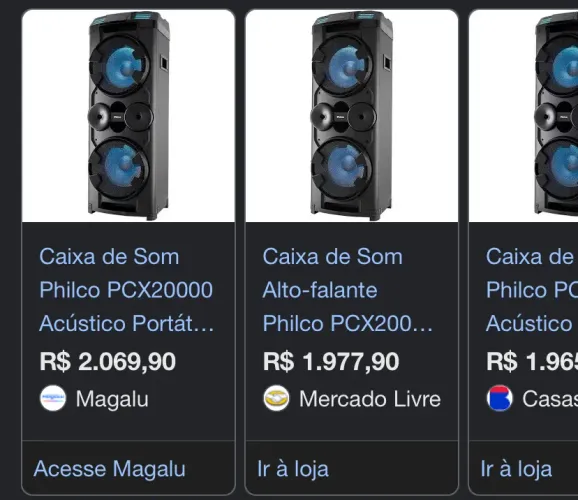 Vendo caixa de som da Philco