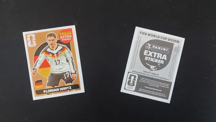 Figurinha Extra Florian Wirtz Bronze da Coleção da Panini Copa do Mundo 2026 Original