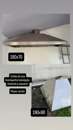 Coifas de inox