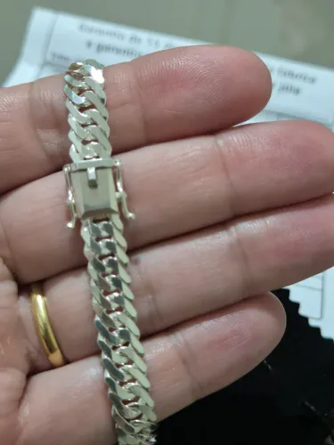 Pulseira prata 925 pura