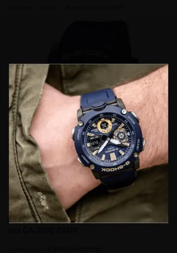 Relógio Casio G-Shock Ga-2000 2ADR Carbon