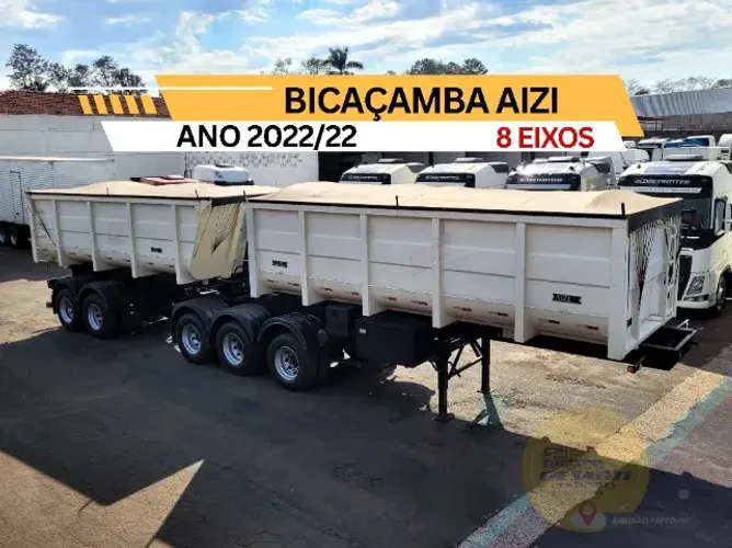 Carreta Bicaçamba Aizi 8 eixos Ano 2022/22 C/ Pneus