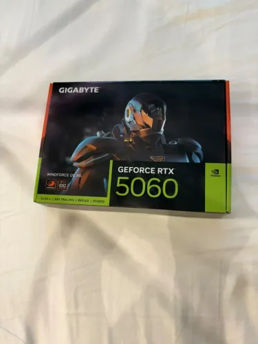 Gigabyte RTX 5060 Windforce OC 8GB GDDR7 com caixa