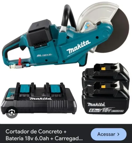 cortadora a bateria 36 v lxt maquita dce 090z