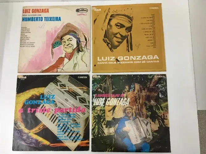 4 Lp Vinil - Luiz Gonzaga 1 - 1968 e 3 - 1970