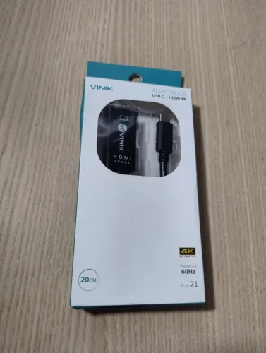 Adaptador USB-C para HDMI 4K Vinik | Alta Qualidade | Plug & Play