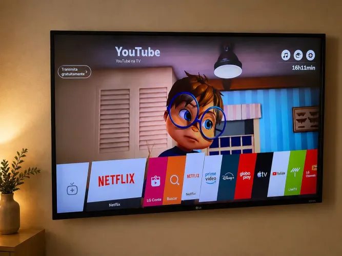 SMART TV LG 43 4K ULTRA HD - IMPECÁVEL!