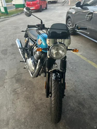 Royal Enfield Interceptor 650, Ano 22/23 - Impecável, Azul Metálico!