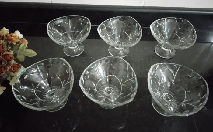 Lindas taças para sobremesa