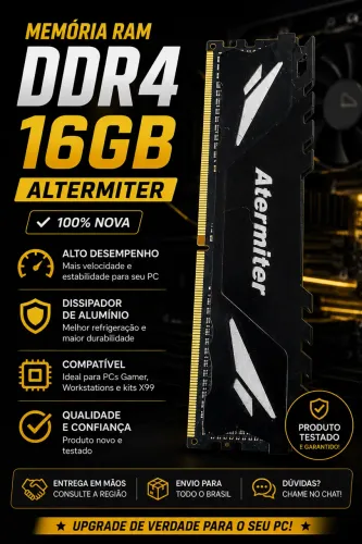 Pente de memoria ram 16 gb (novo )