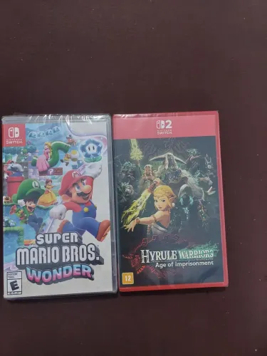 Super Mário Bros Wonder + Hyrule Warrior nintendo switch s 