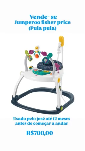 Pula pula (jumperoo) fisher price baby 