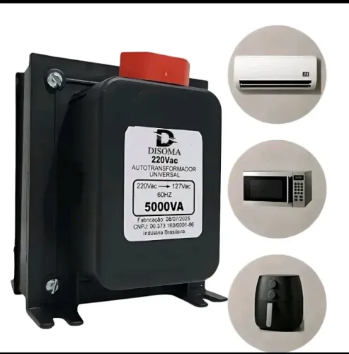 Transformador de energia 110x220 e 220x110 5000VA