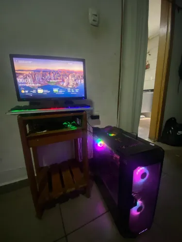 Pc gamer, teclado+monitor+mouse