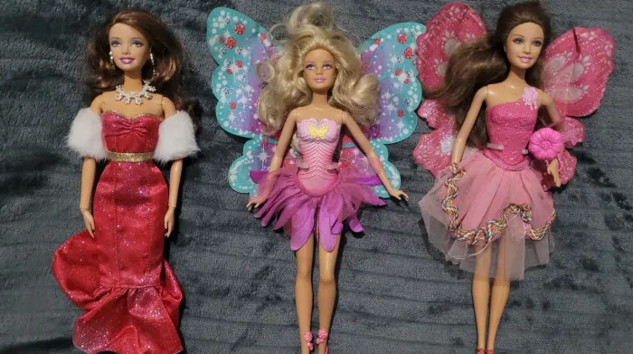 Lote com 3 Barbie