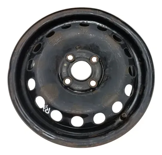 Roda Ferro Volkswagen Gol G3 G4 G5 Voyage Saveiro Aro 14 Pre Preto