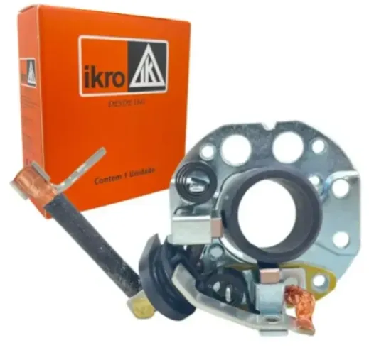 Porta Escova Motor de Partida Duster Logan Sandero Kwid 1.0 12V IK1904 - IKRO