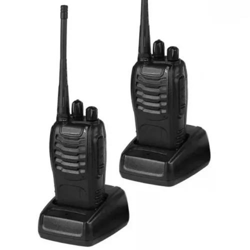 kit Rádio Comunicador 2 Unidades Walkie Talkie