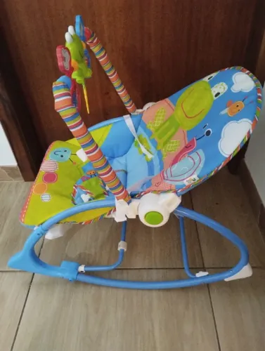 Cadeirinha Descanso Bebe Maxi Baby Até 18kgs Azul