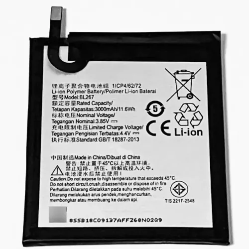 Bateria Compatível Com Lenovo K6 K33b36 Bl267 3000 Mah