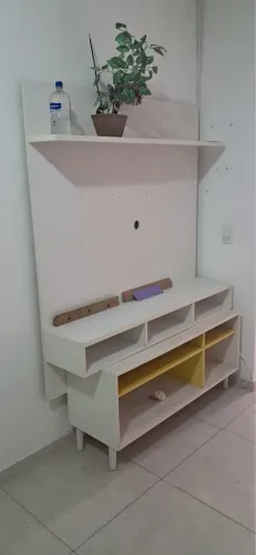 Rack e painel de tv
