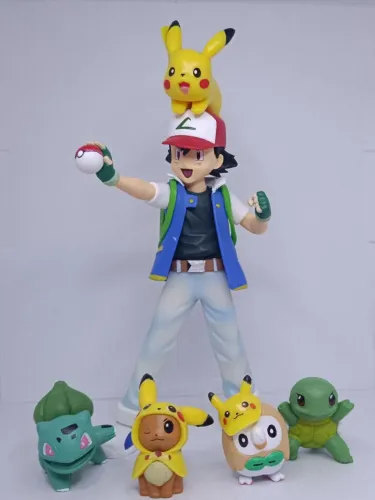 Ash + Pokémons 