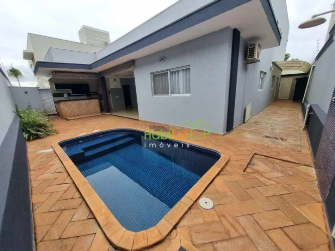 Sobrado com 4 dormitórios para alugar, 300 m² por R$ 8.000,00/mês - Residencial Gaivota I 