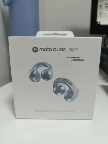 Fone de ouvido Sem Fio Moto Buds Loop Crystals by Swarovski