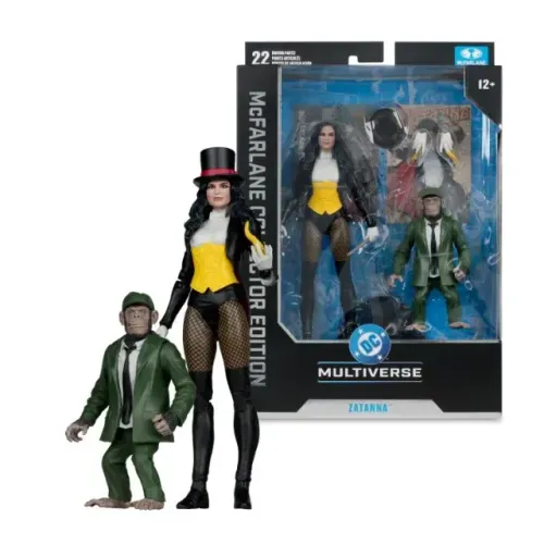 DC Classic DC Multiverse Collector Edition Zatanna with Detective Chimp Action Figure Set