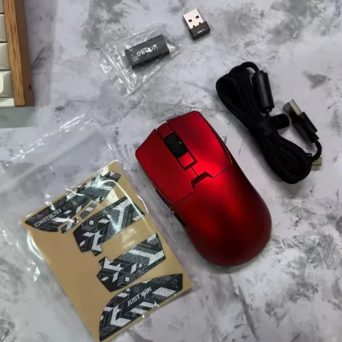 Mouse delux m800 mini vermelho