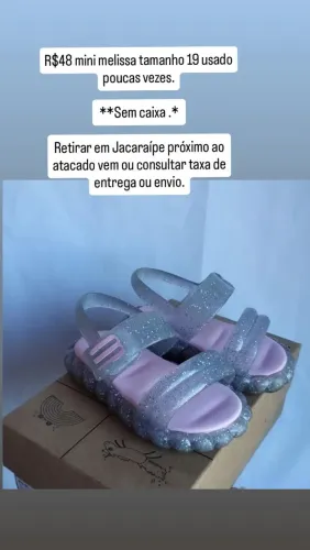 Melissa infantil 19 ao 30 Jacaraípe 