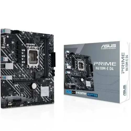 PLACA MAE ASUS PRIME H610M-CS D4 LGA1700 DDR4 MATX M.2 NVME VGA/HDMI - LOJA DADO DIGITAL
