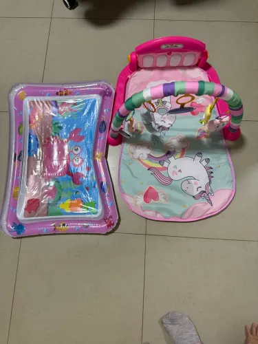 Tapete Musical Infantil De Atividades Com Piano e Tapete Sensorial