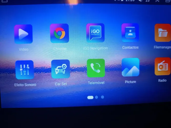 Multimidia 9 polegadas android com slot (chip)