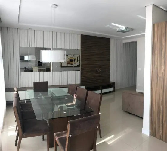 Apartamento 3 suítes no Centro de Jaraguá do Sul 128 m², mobiliado, 2 vagas